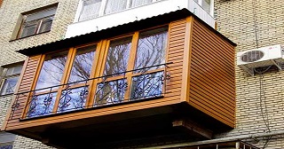 Внешняя отделка балкона Елец цена от 1056 руб. м/2.